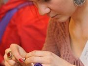 Creative workshop for children – jewels making at the art